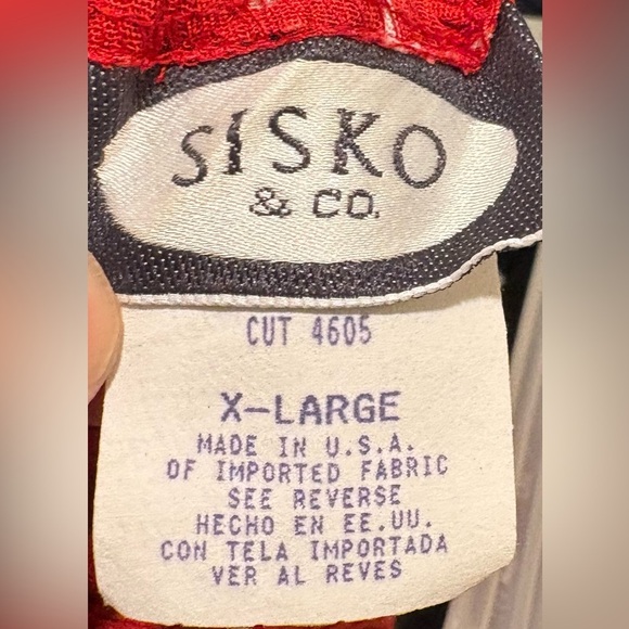 Vintage Red Floral Skirt - Picture 3 of 3